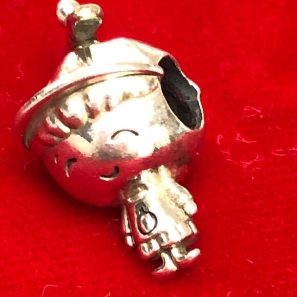 Pandora Propeller Hat Little Kid Boy enamel ALE Sterling Silver 925 - Picture 1 of 2
